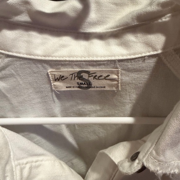 Free People White Hannah Poplin Mini Dress - Picture 3 of 5